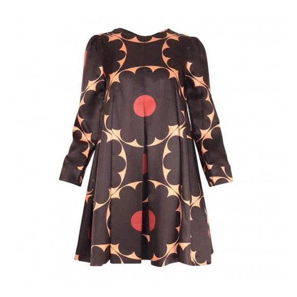 Marc by Marc Jacobs - Silk Retro Floral Print Dress - Picture 1 of 13